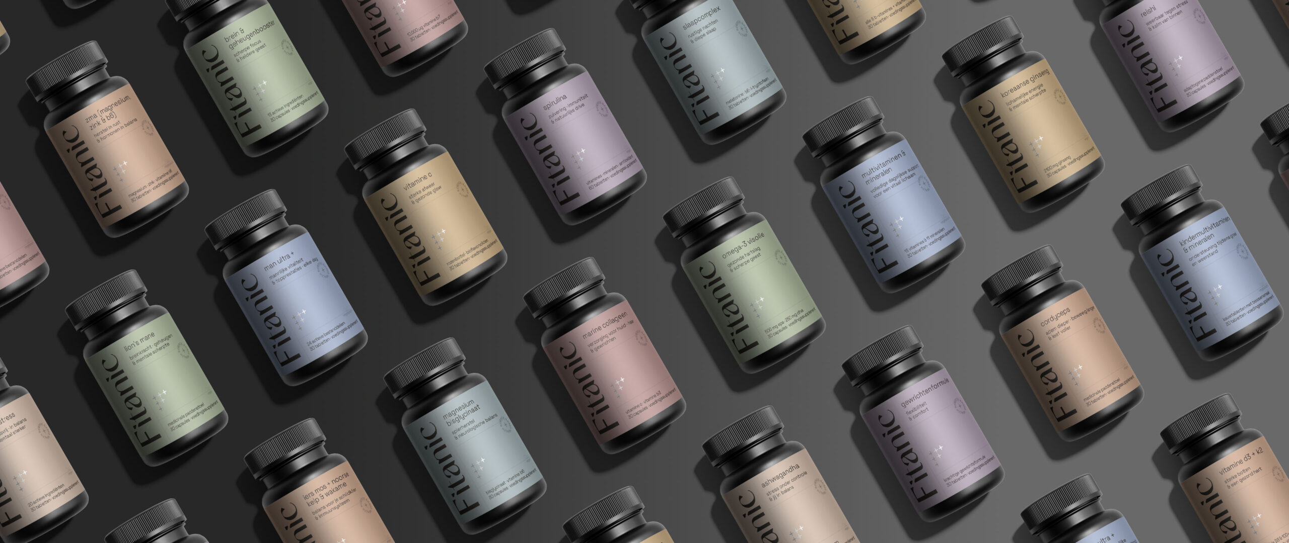 Fitanic_Portfolio_SupplementBottles_TopView_001B Fitanic - Supplements