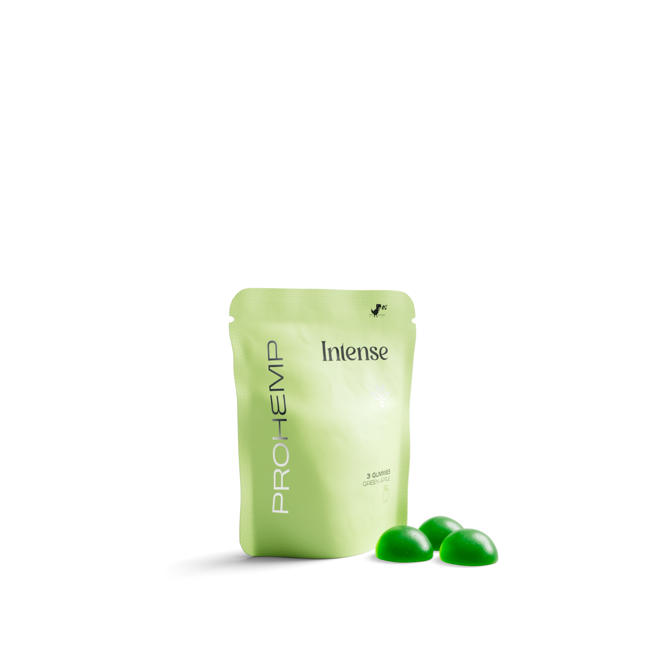 Prohemp - Pouch Intense THC Green Apple 3 Gummies
